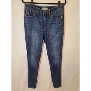 Madewell 10 Inch High Rise Skinny Jeans Size 30 Tall